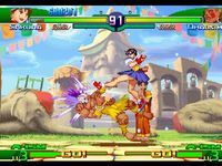 une photo d'Ã©cran de Street Fighter Alpha 3 sur Sony Playstation